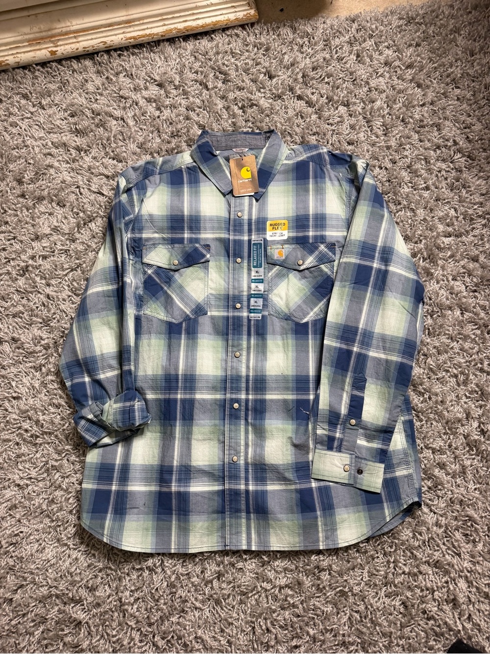 NEW Carhartt Button Down Shirt - Picture 2 of 4